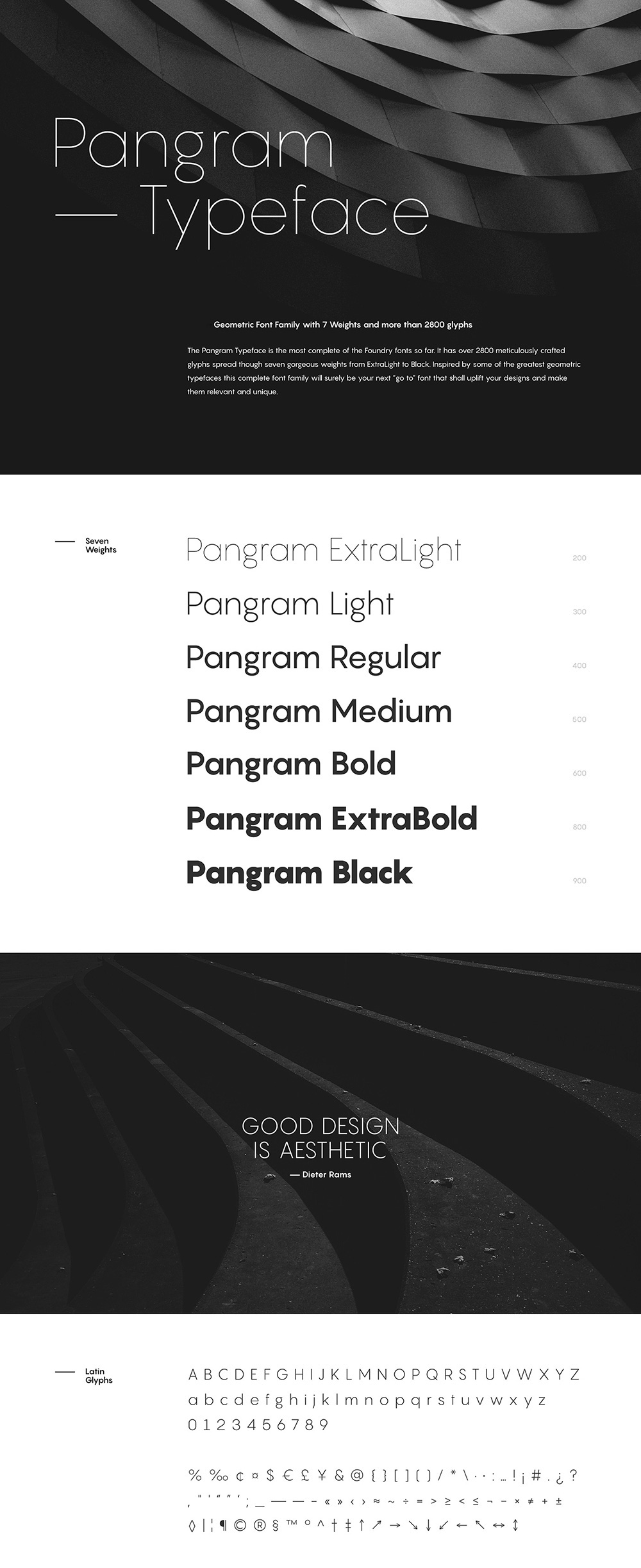 Pangram Sans 免费无衬线英文字体