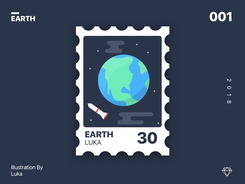 地球邮票