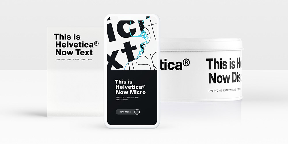 Helvetica字体推出新成员Helvetica Now