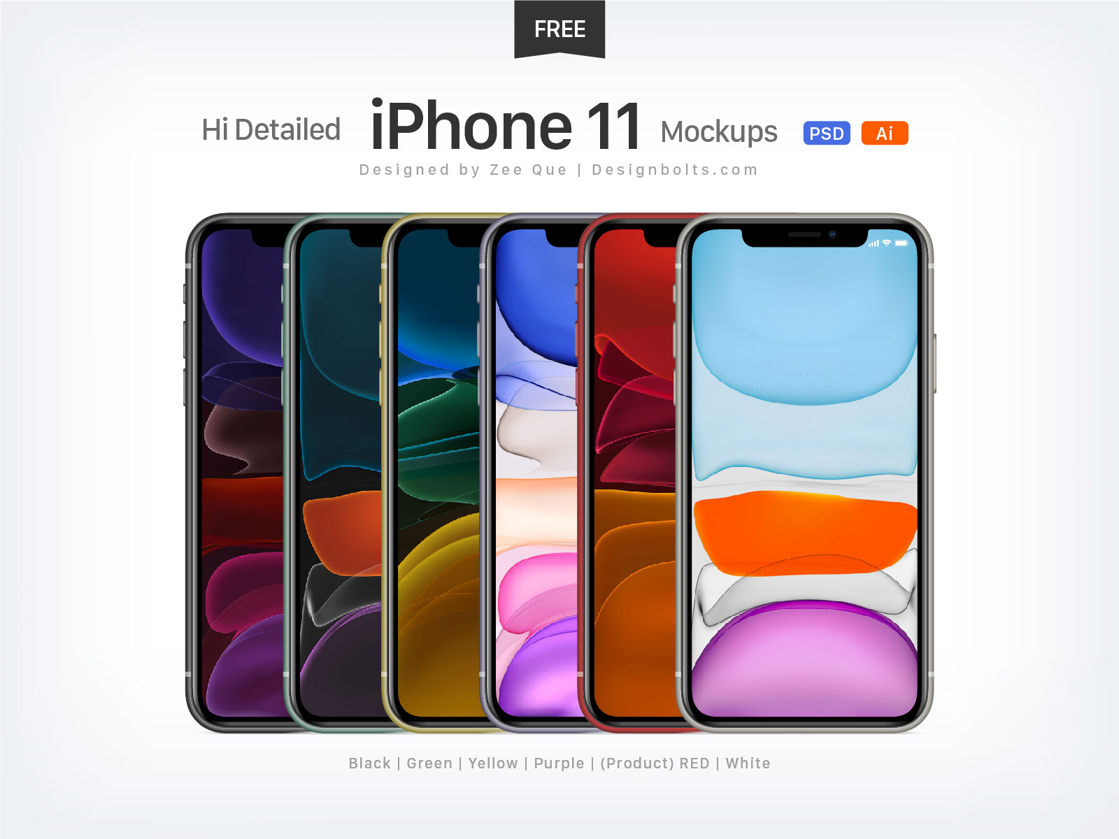 Download Free iPhone 11/Pro/Max Mockup PSD & Ai - 设计|创意|资源|交流 PSD Mockup Templates