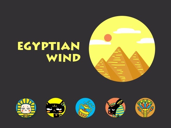 《Egyptian wind》淘宝皮肤设计