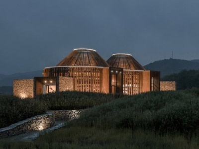蒙古包揉合现代建筑美学之「木兰坊」