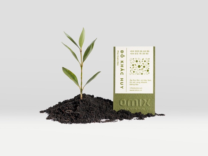 越南有機肥料品牌OMIX視覺與包裝設計