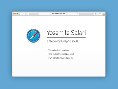 苹果浏览器 safari mockup 展示模板