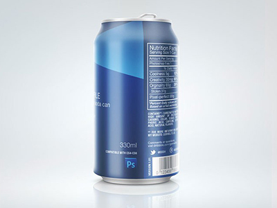 易拉罐饮料展示模型PSD
