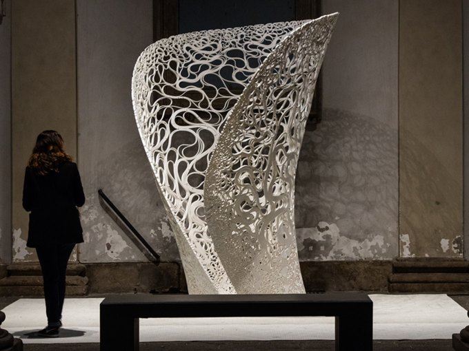 米兰设计周 3D打印雕塑“真菌”  缅怀扎哈.哈迪德