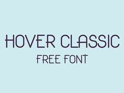 Hover Classic 免费字体