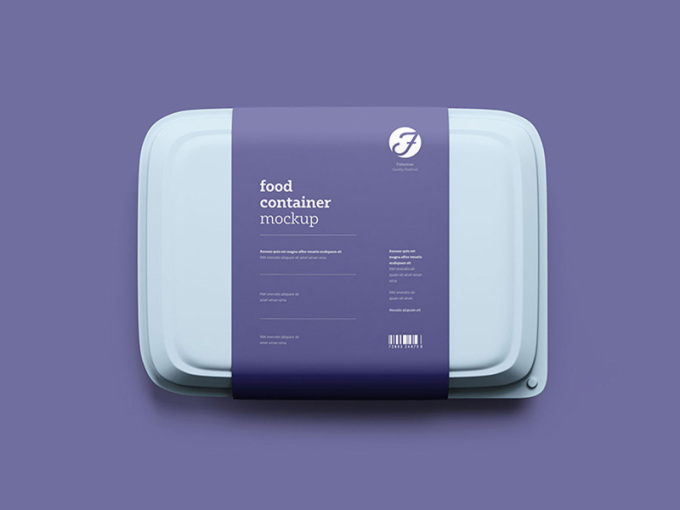 饭盒包装设计 食物包装 PSD