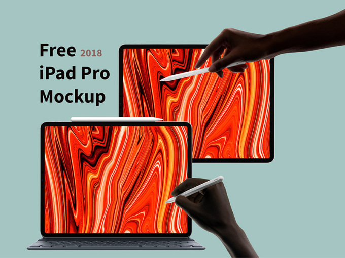 iPad Pro 2018 Mockup Free