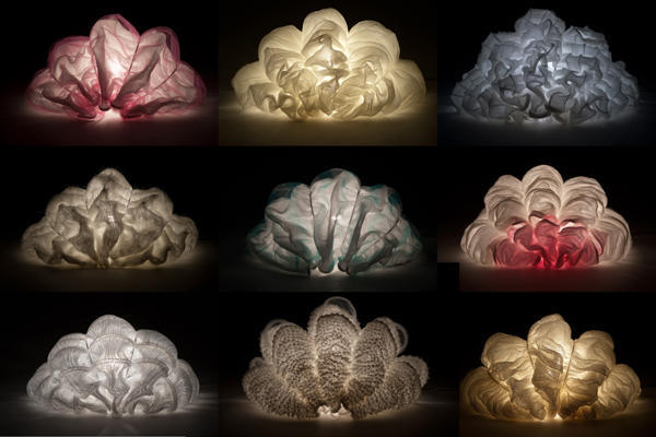 北京国际设计三年展作品——幻化的灯具