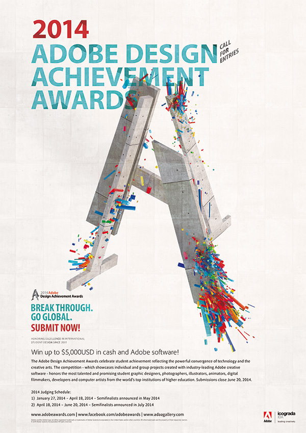ADAA 2014 Adobe卓越设计大奖作品征集