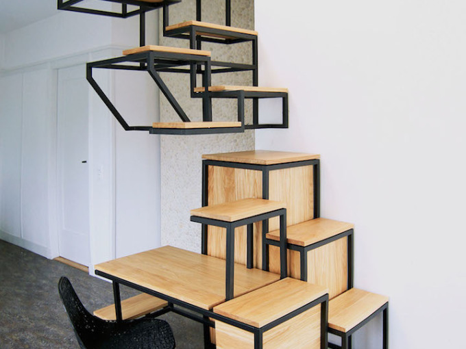 利用合理空間多功能樓梯設計