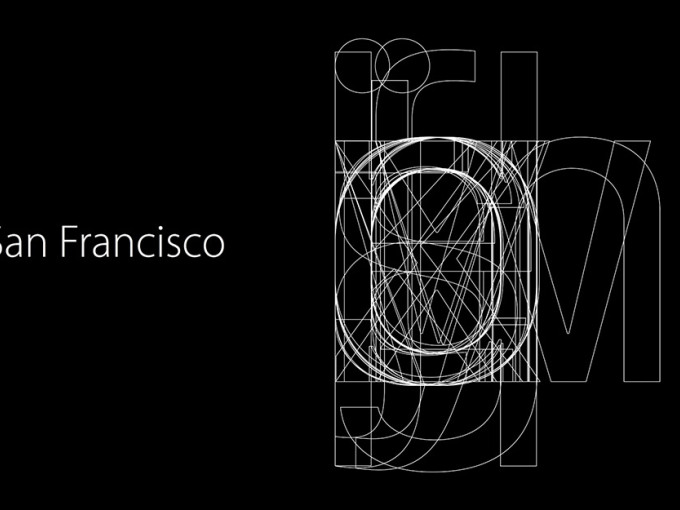 苹果旧金山字体的秘密