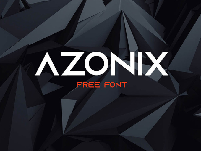 Azonix免费字体—可用于个人和商业用途