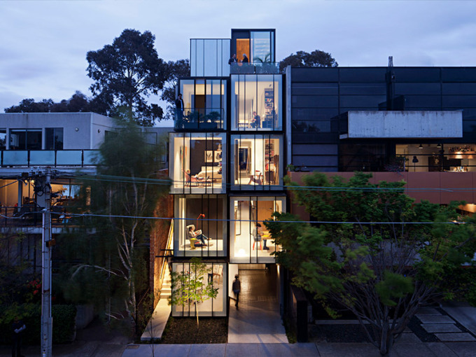 澳大利亚公寓—墨尔本惠灵顿街混用住宅 探索垂直多代居住方式