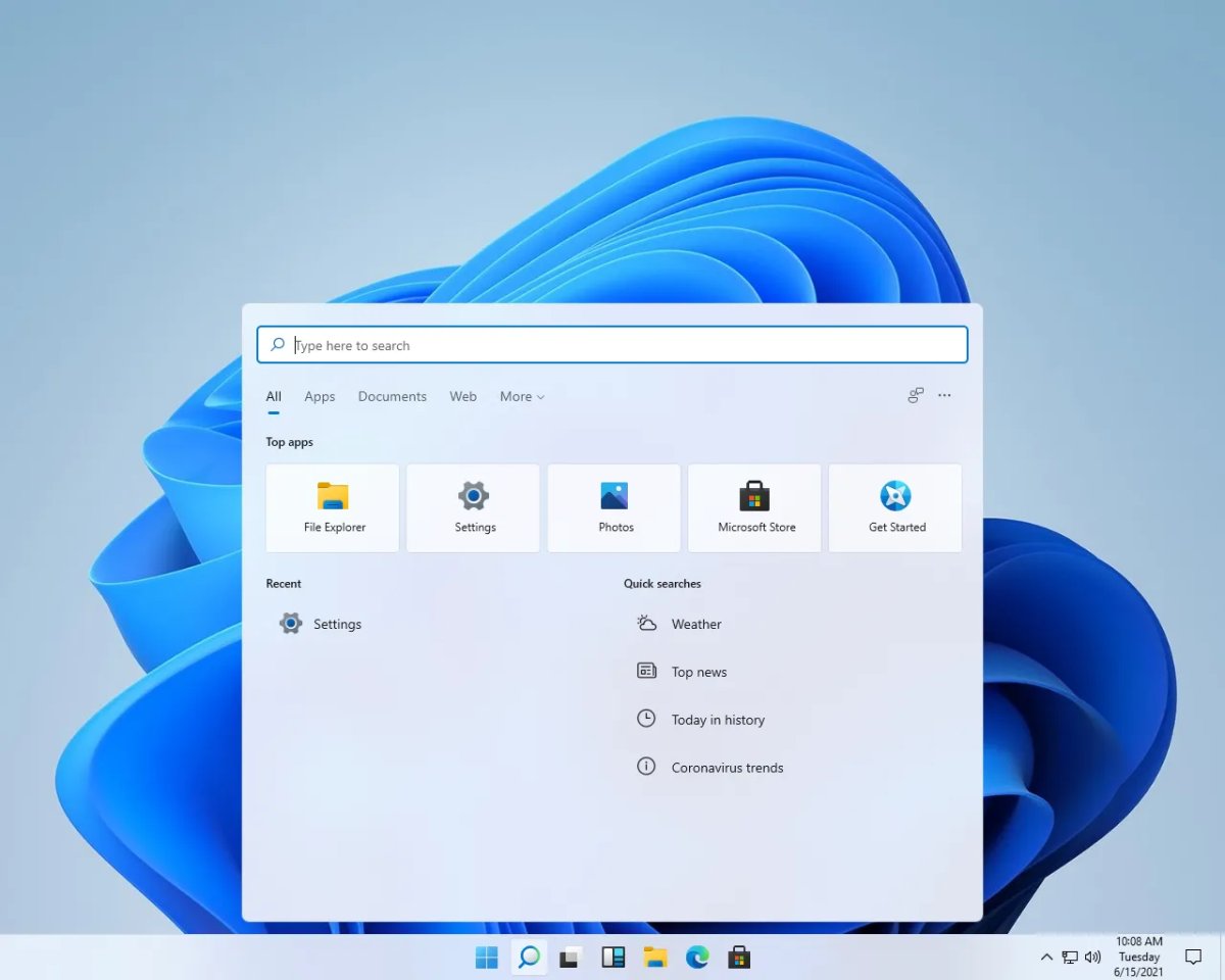 Windows 11 泄漏揭示新的用户界面、开始菜单！