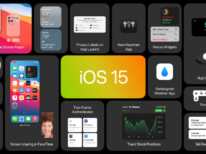 苹果宣布iOS 15 / iPadOS 15首个公开测试版