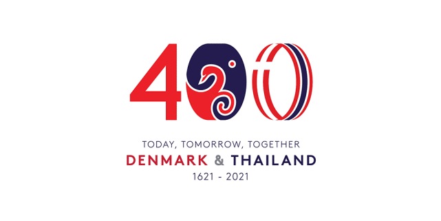丹麦与泰国建交 400 周年纪念LOGO