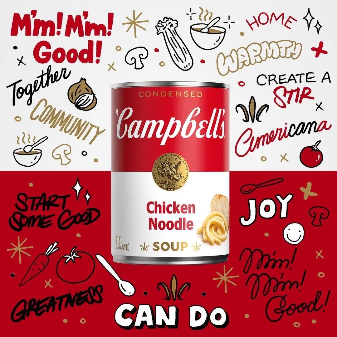 世界著名罐头品牌「金宝汤」更换 LOGO
