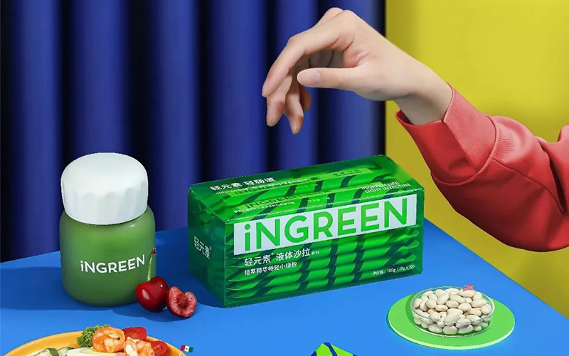 INGREEN 輕元素 - 青汁品牌設計