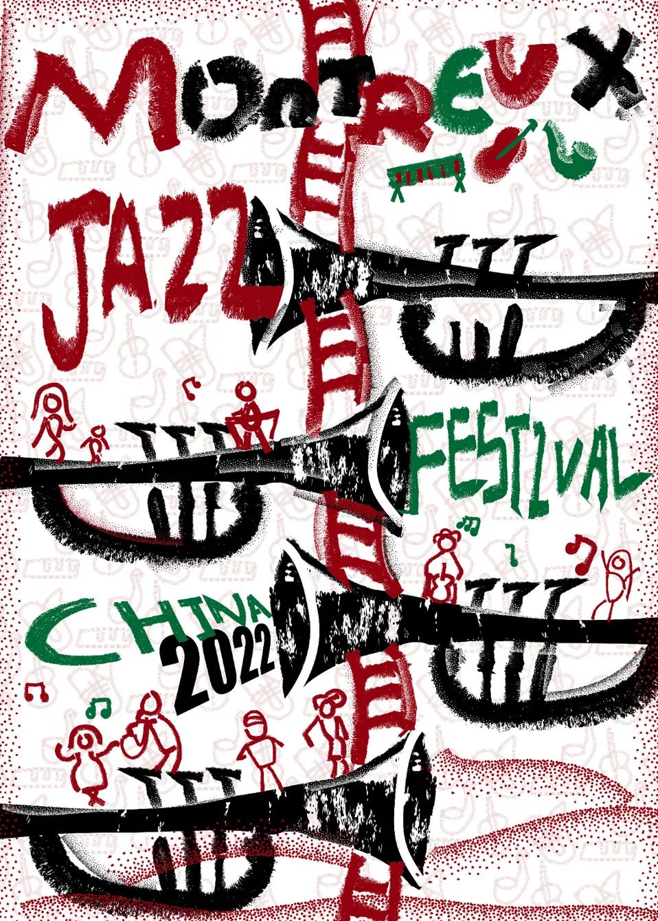 蒙特勒(中国)爵士音乐节首届海报设计比赛入选作品