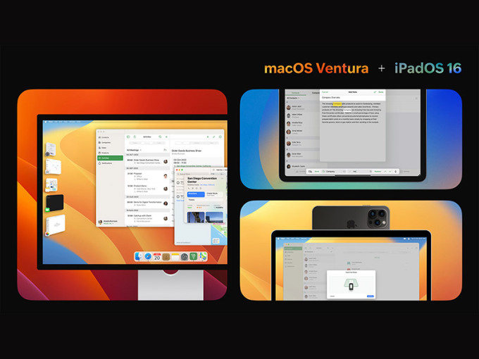 Apple 正式发布 iPadOS 16 与 macOS Ventura