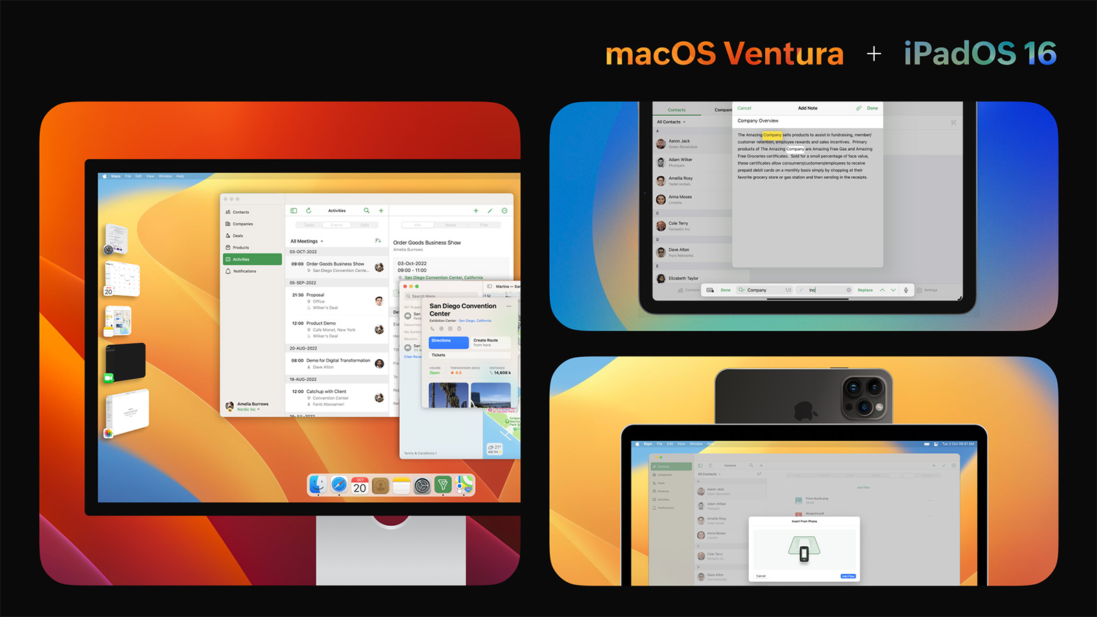iPadOS 16 与 macOS Ventura