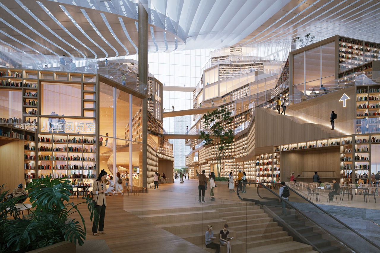 荷兰建筑事务所 MVRDV 设计全新武汉图书馆