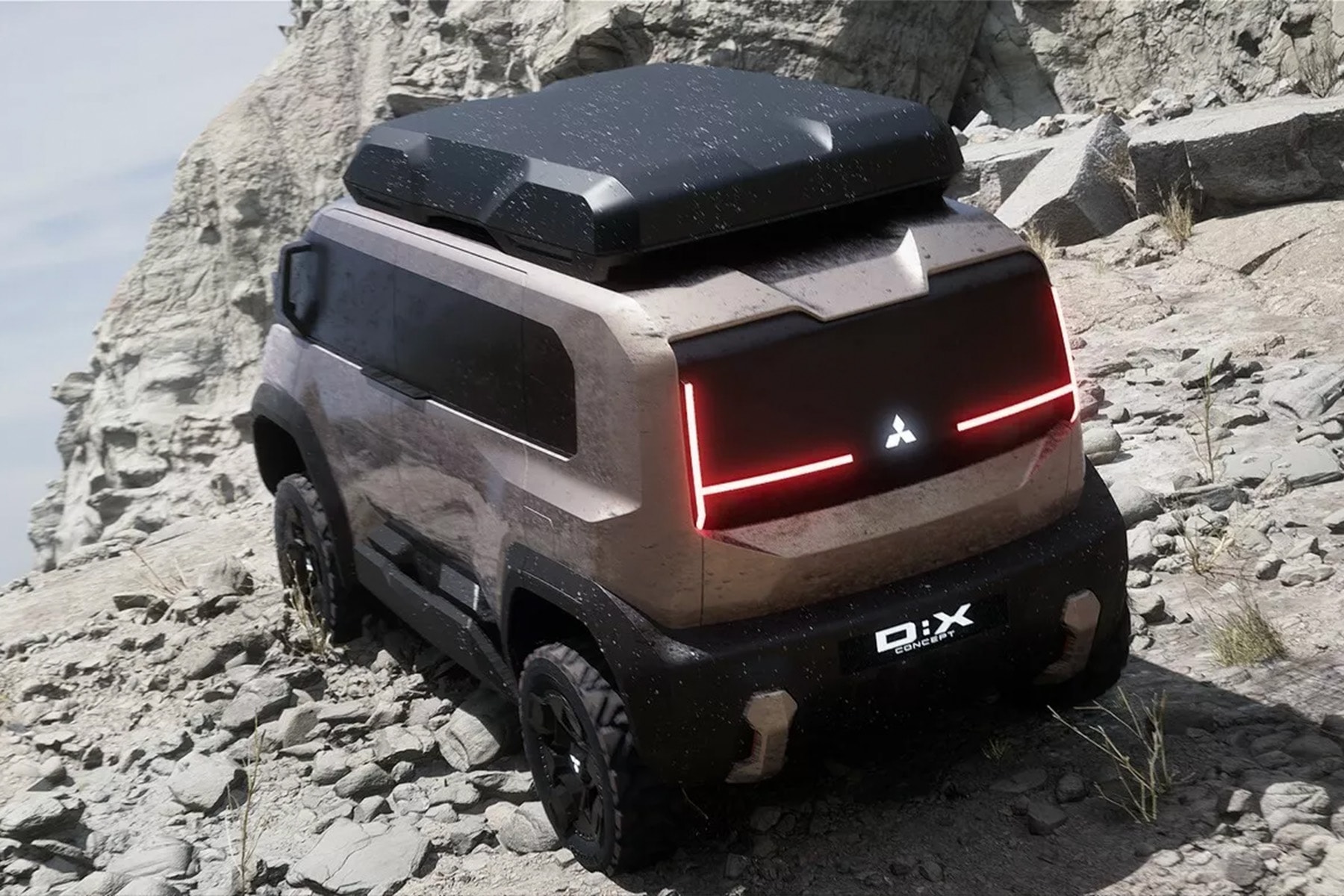 东京车展三菱展示一款全新的电能概念车D:X