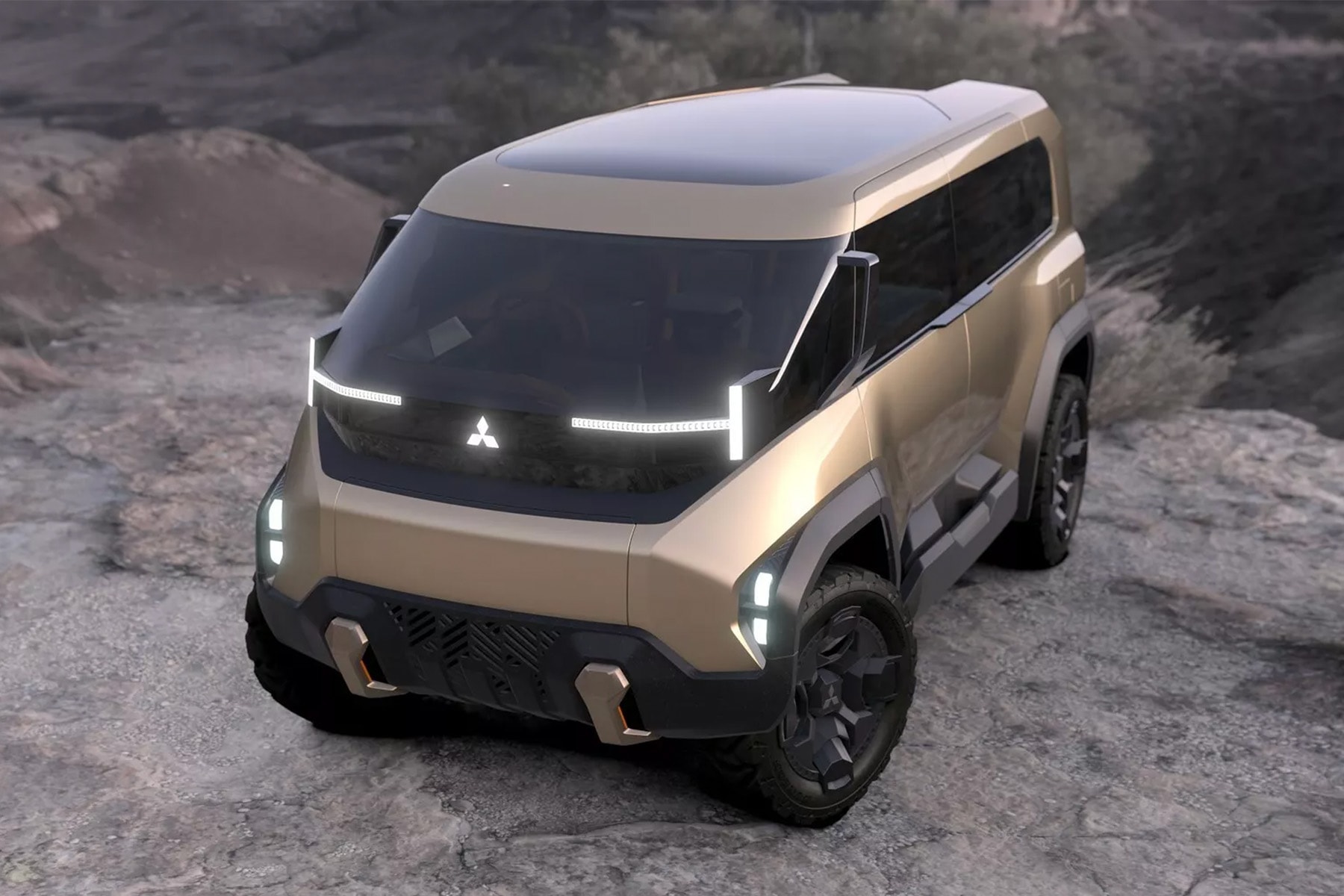 东京车展三菱展示一款全新的电能概念车D:X