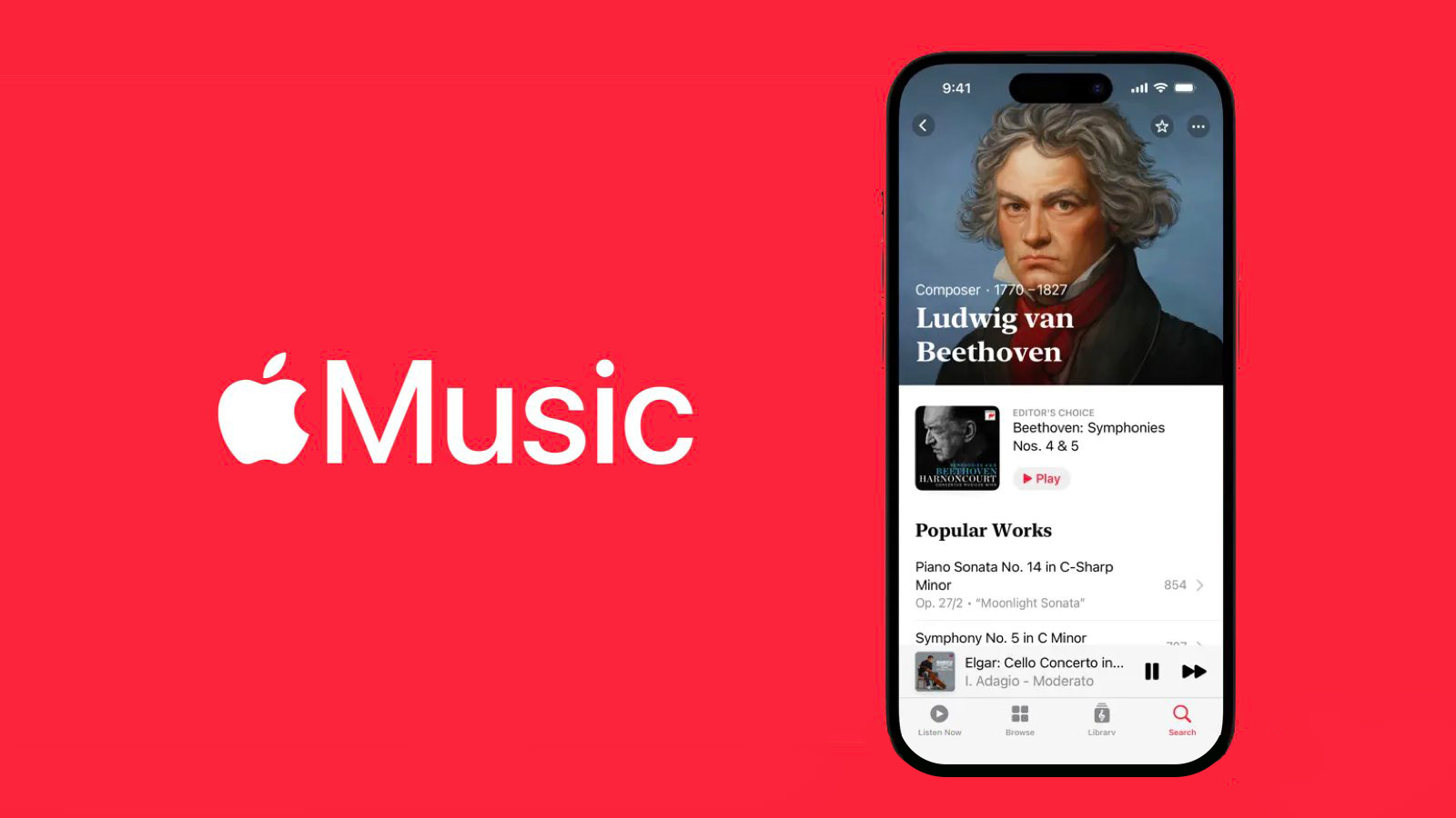 Apple Music 专为古典音乐设计的 App，1月23日在中国大陆上线