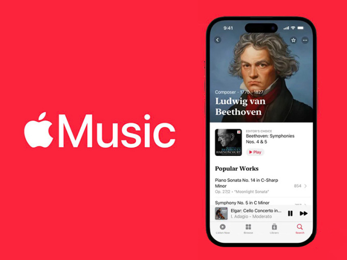 《Apple Music 古典乐》将于1月23日在中国大陆推出本地化版本