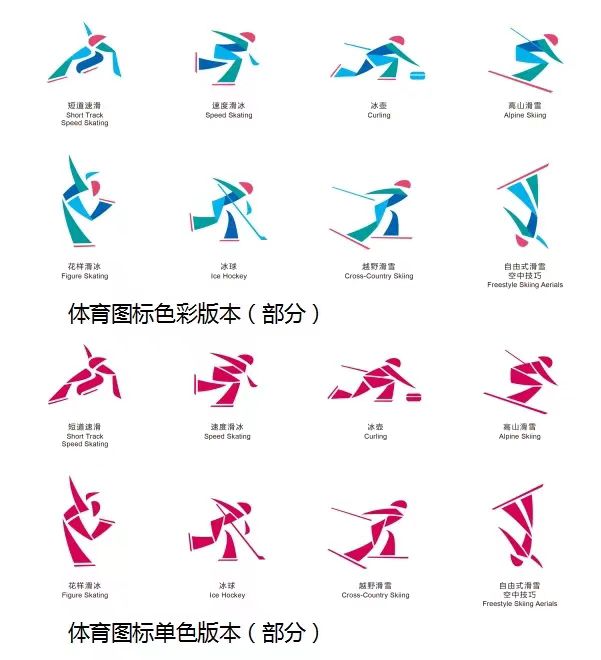 第九届亚冬会体育图标