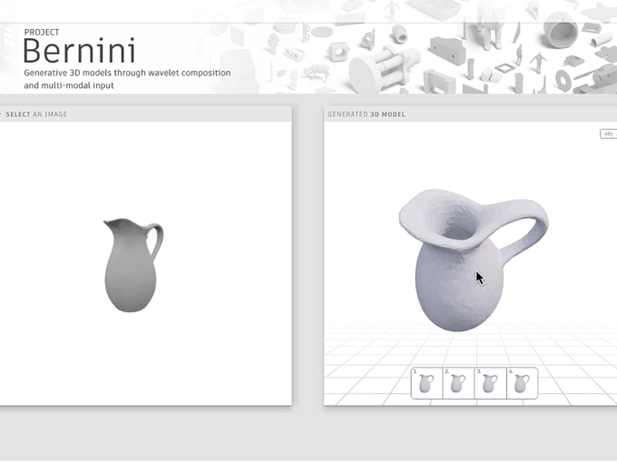 Autodesk推出Project Bernini：用AI革新3D建模